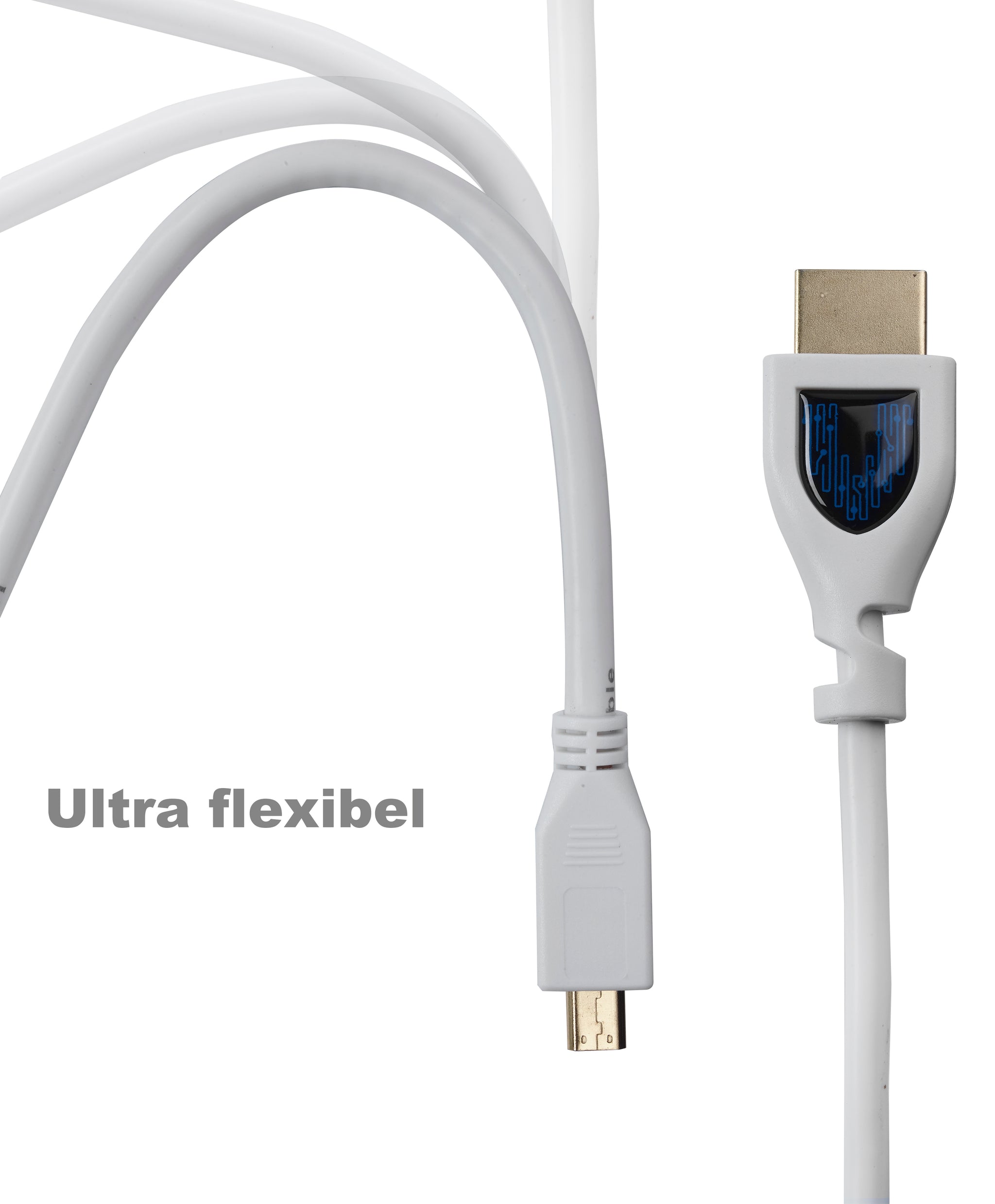 Twozoh Micro HDMI Kabel 3M, Micro HDMI naar HDMI Kabel met 3D 4K/60Hz full 1080p 2.0a/b 2.0 1.4a voor Raspberry Pi 4, Gopro Hero