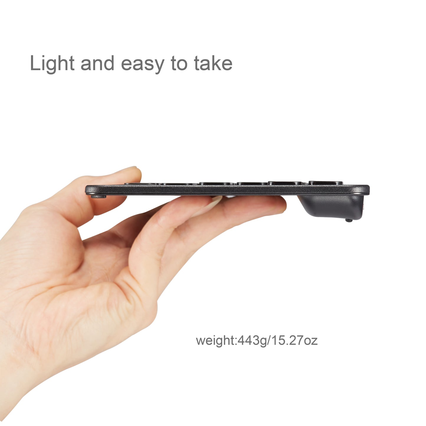 15 Inch 2.4GHz Wireless Keyboard with Touchpad