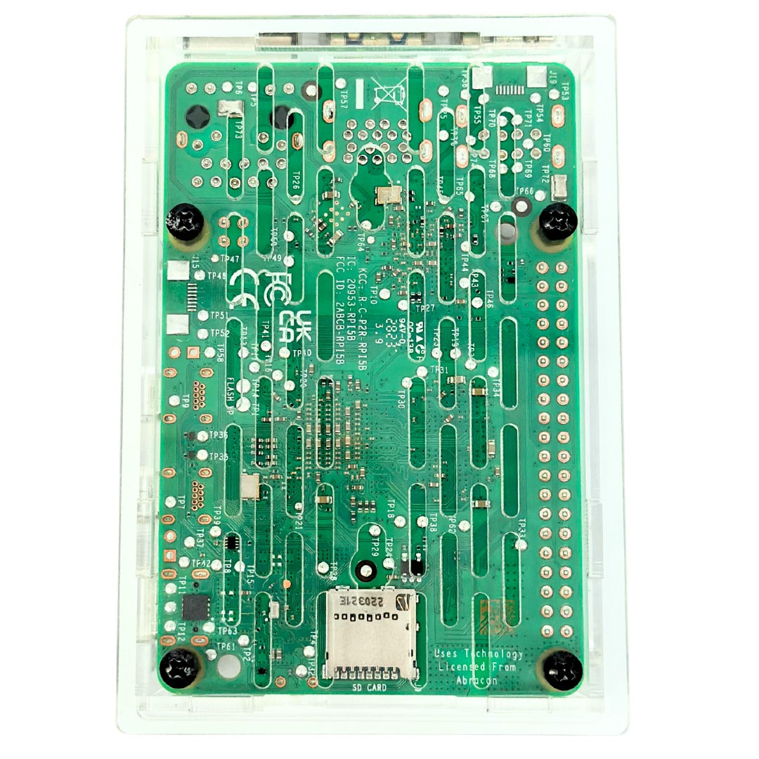 Vilros Raspberry Pi 5 Compatible Clear-Transparent Acrylic Case With PWM fan