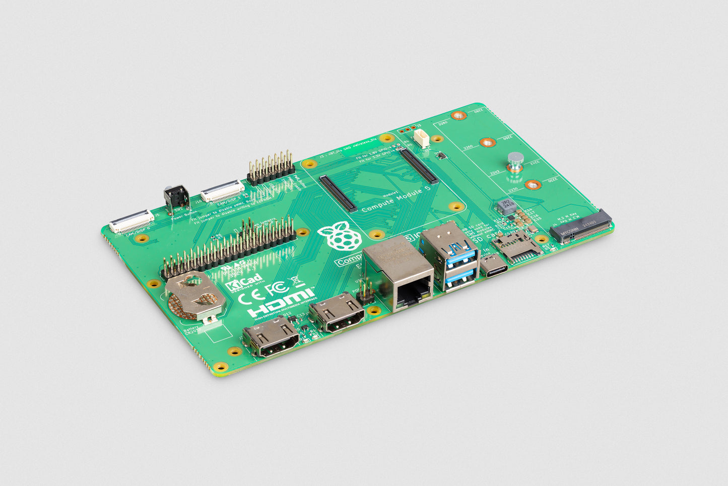 Raspberry Pi Compute Module 5 IO Board