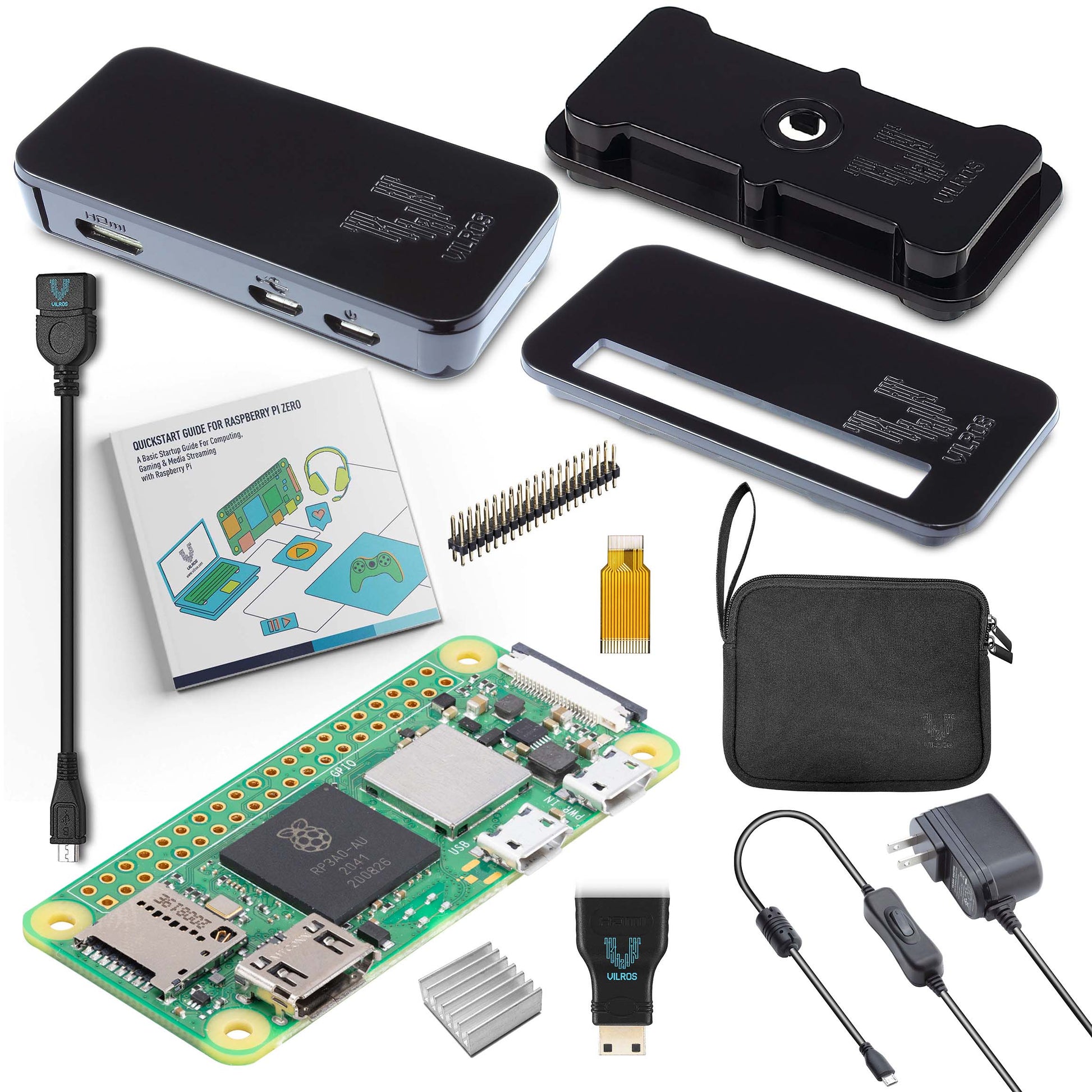 Vilros Raspberry Pi Zero 2 W Basic Starter Kit - Vilros.com