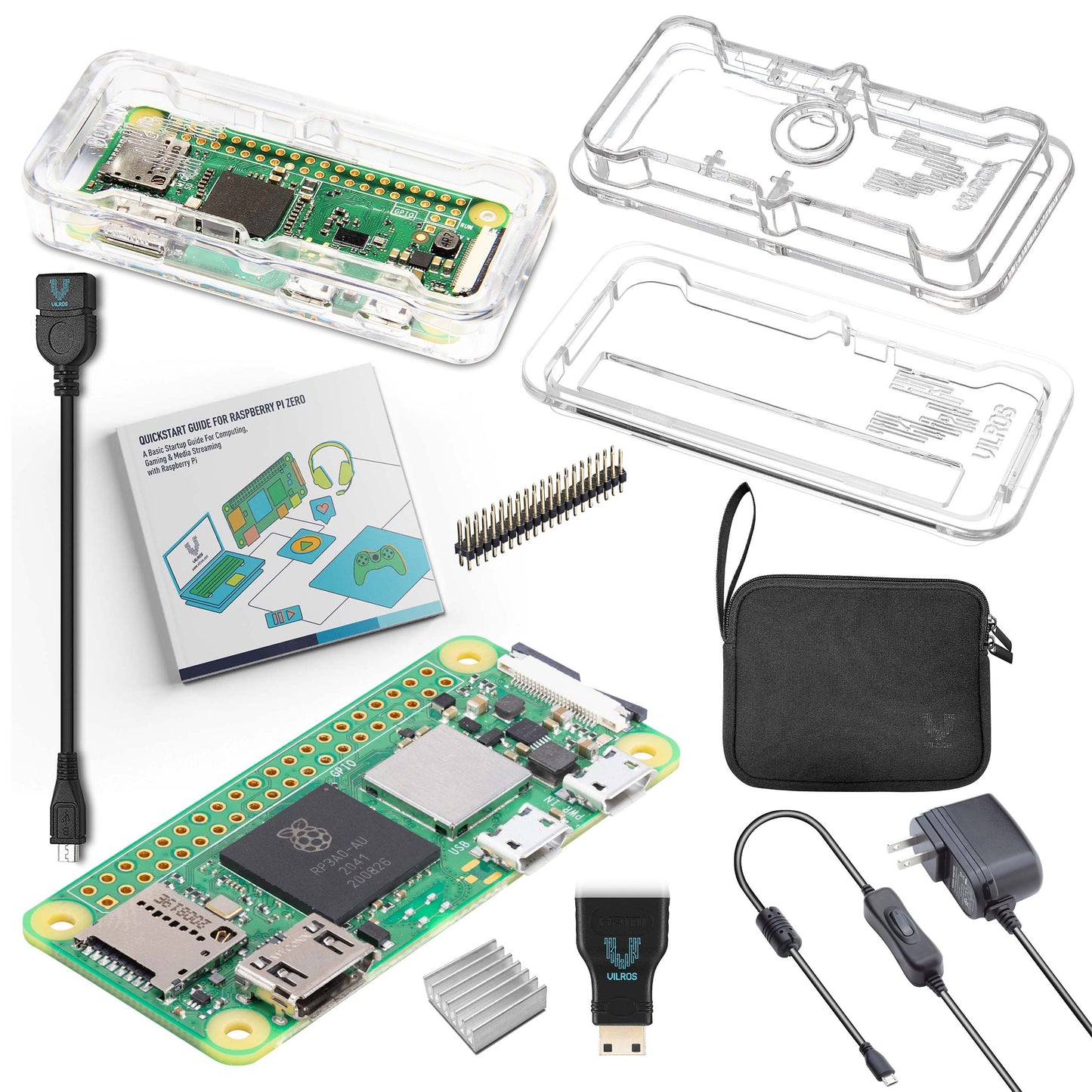 Vilros Raspberry Pi Zero 2 W Basic Starter Kit - Vilros.com