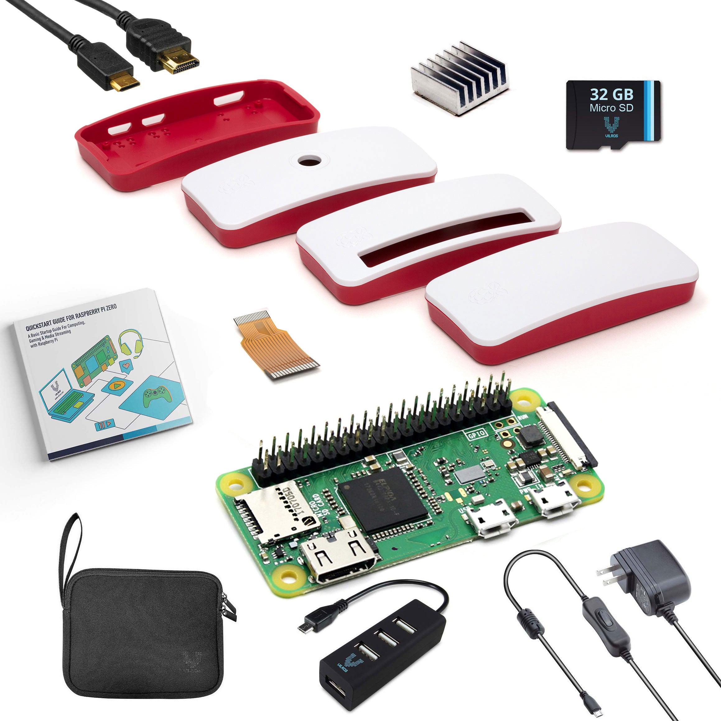 Raspberry Pi Zero W Complete Starter Kit | Vilros.com | Free Shipping