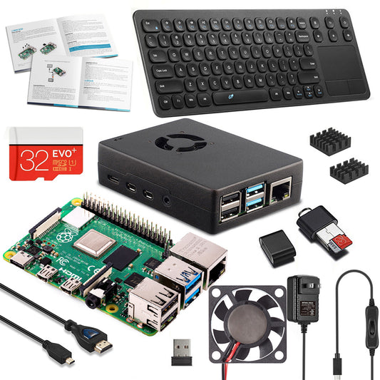 Vilros Raspberry Pi 4 Desktop Kit with Keyboard - Vilros.com
