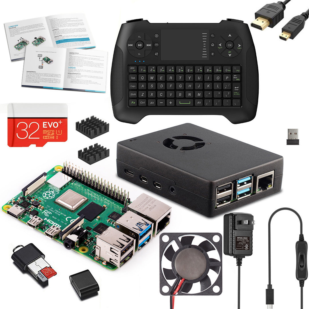 Vilros Raspberry Pi 4 Desktop Kit with Keyboard - Vilros.com