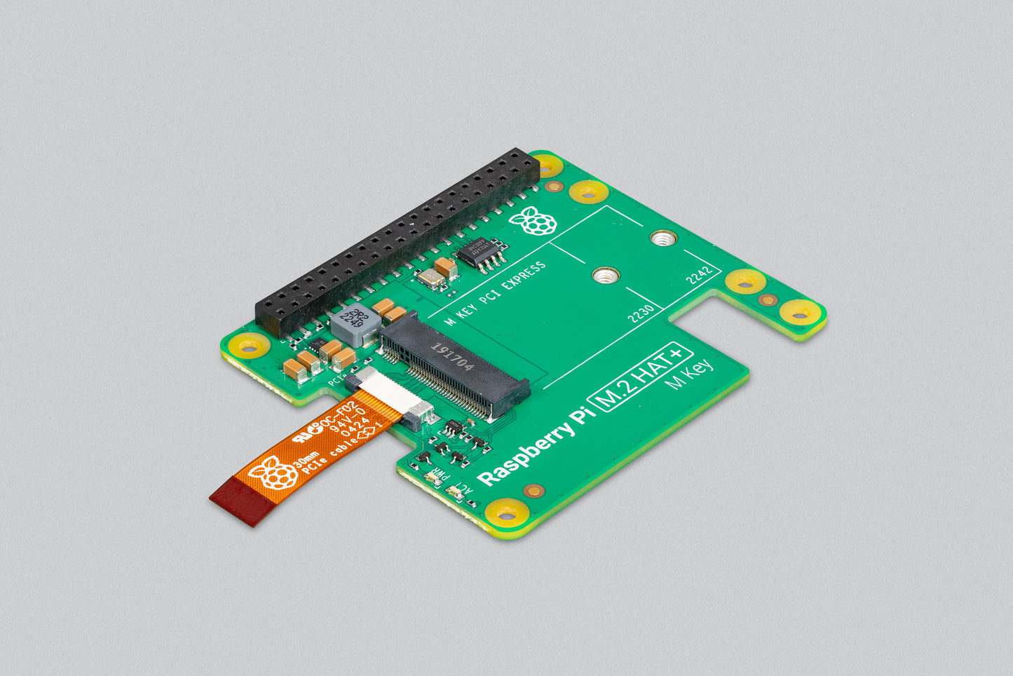 Raspberry Pi M.2 HAT+ (For Raspberry Pi 5)