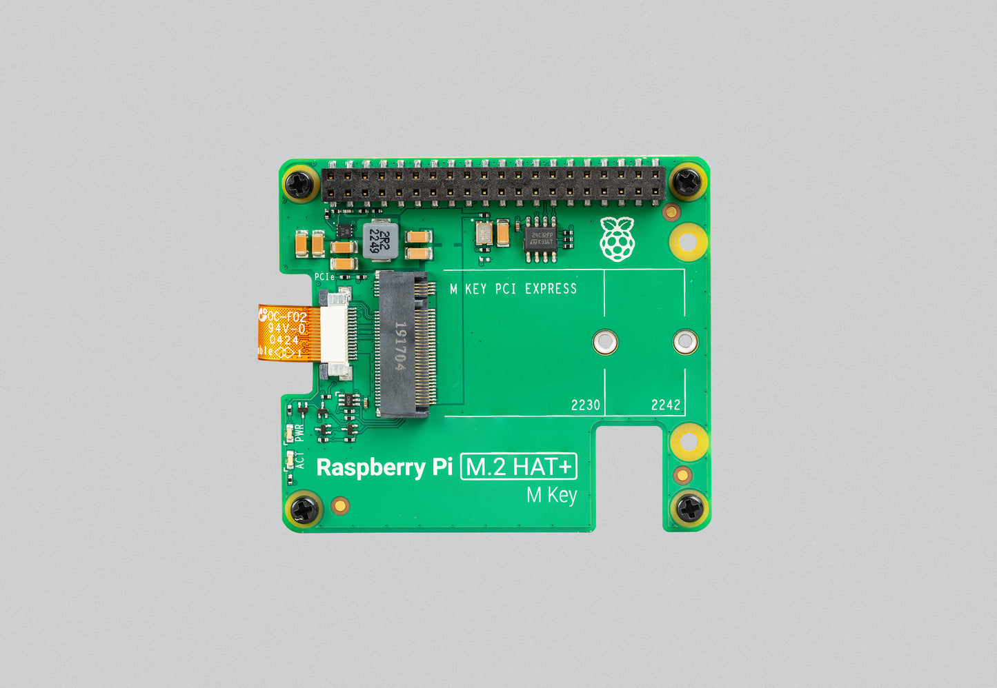 Raspberry Pi M.2 HAT+ (For Raspberry Pi 5)