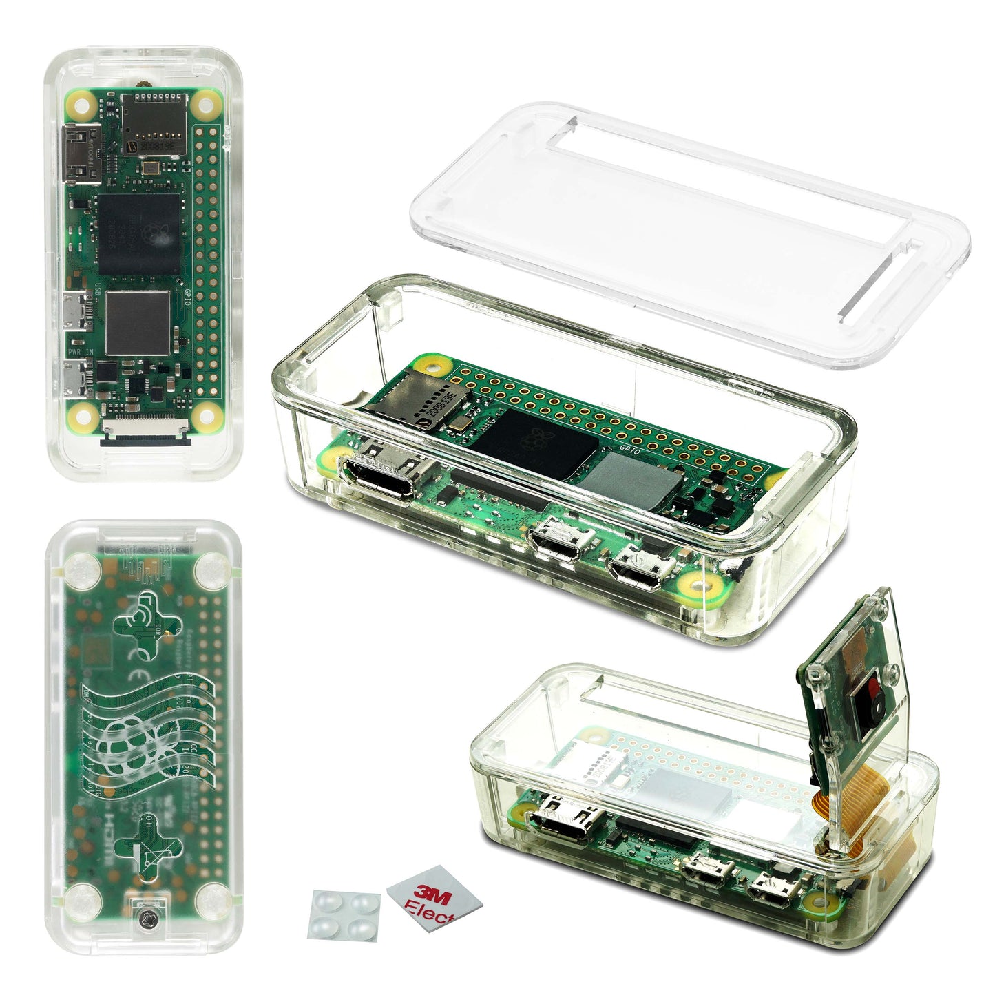 Vilros Multi Use ABS Case for  Raspberry Pi Zero/ Zero W/ Zero 2 W (V2)