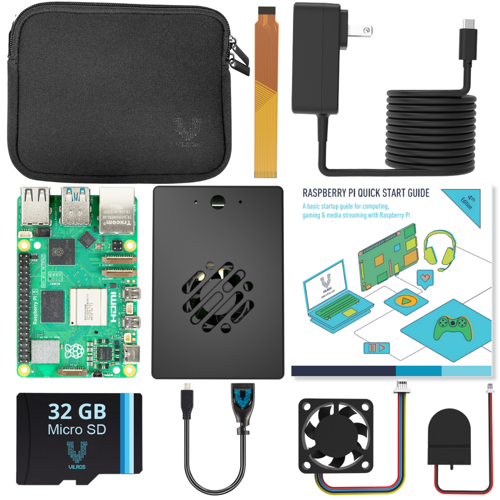 Raspberry Pi Store, Raspberry Pi 4, Accessories - Vilros.com