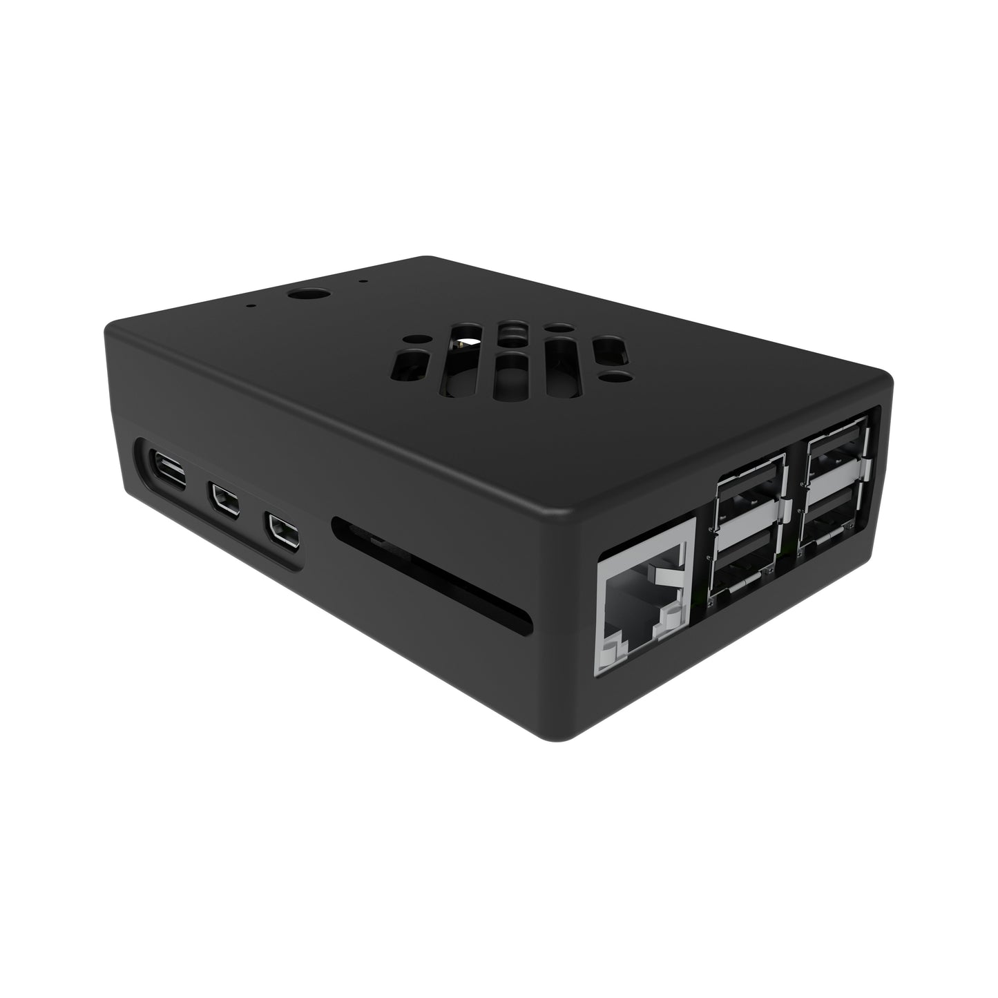 Vilros Raspberry Pi 5 Compatible Aluminum Alloy Case with Passive & Active Cooling