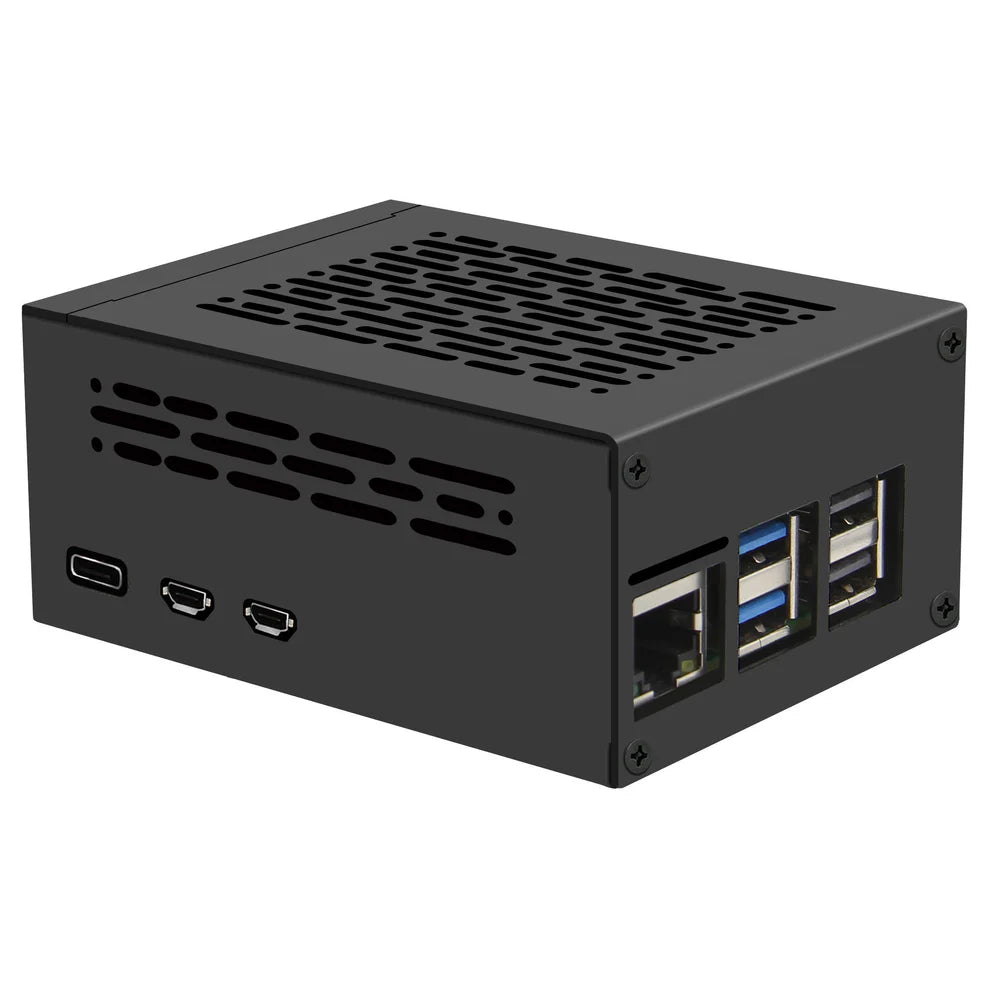 Geekworm P579 Raspberry Pi 5 PCIe Metal Case