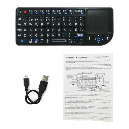 Mini 2.4 G Wireless Keyboard With Touch Pad with Internal Battery