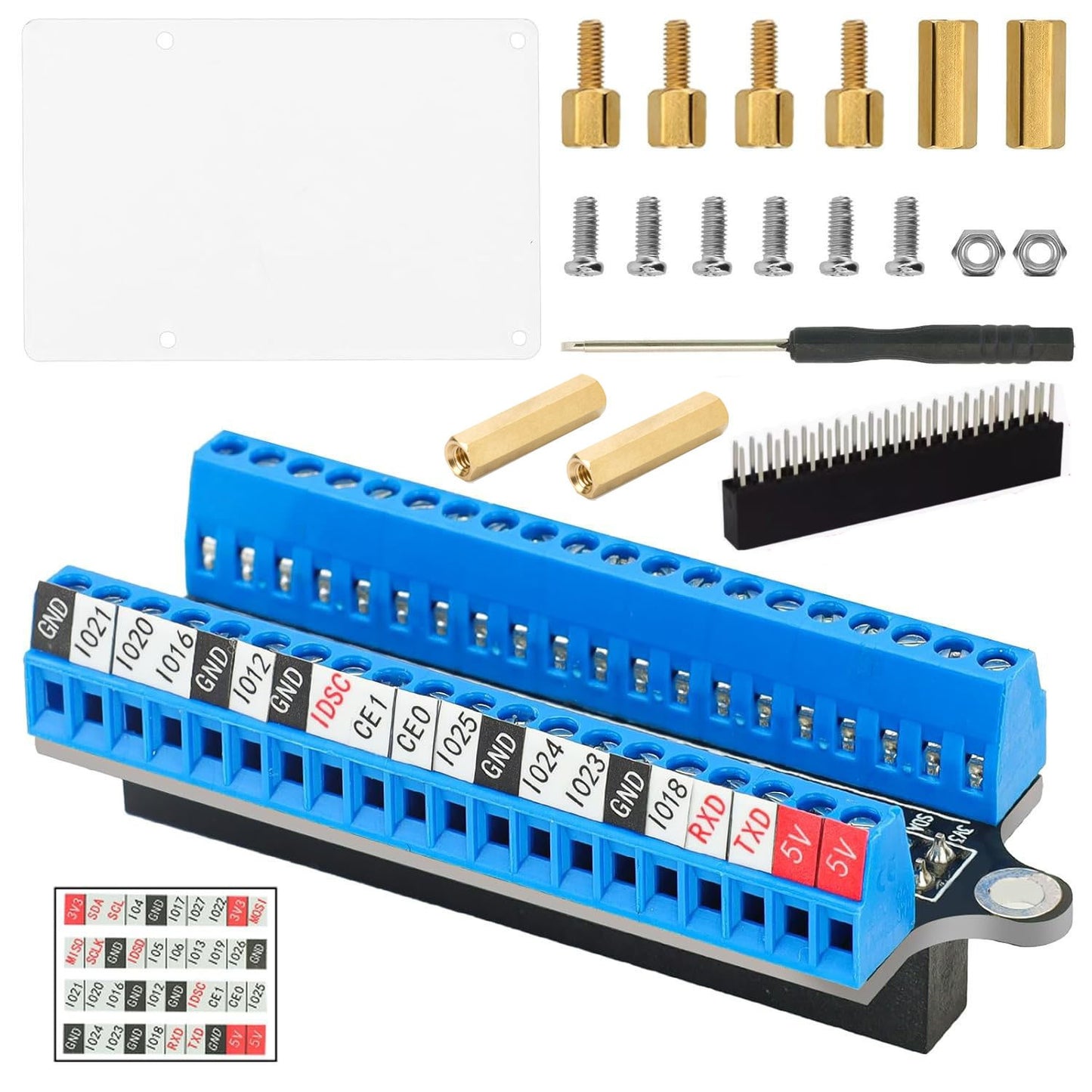Raspberry Pi GPIO Breakout Board Module with Screw Terminals