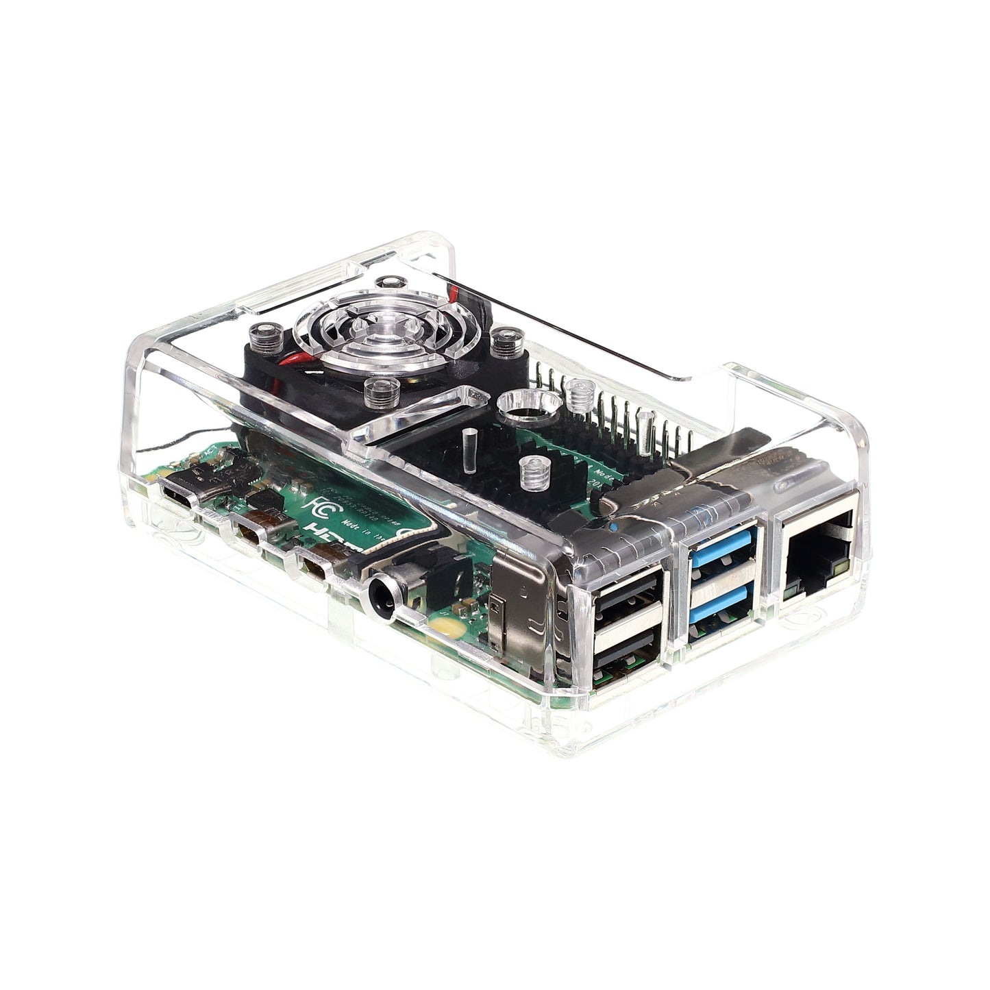 Vilros Raspberry Pi 4 Compatible Case with Built in Fan
