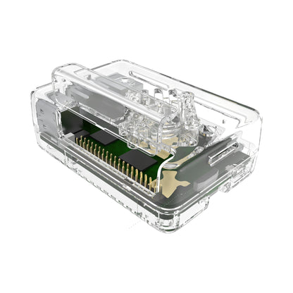 Vilros GLOWCOOL Clear Transparent ABS case For Raspberry Pi 5 With LED Fan