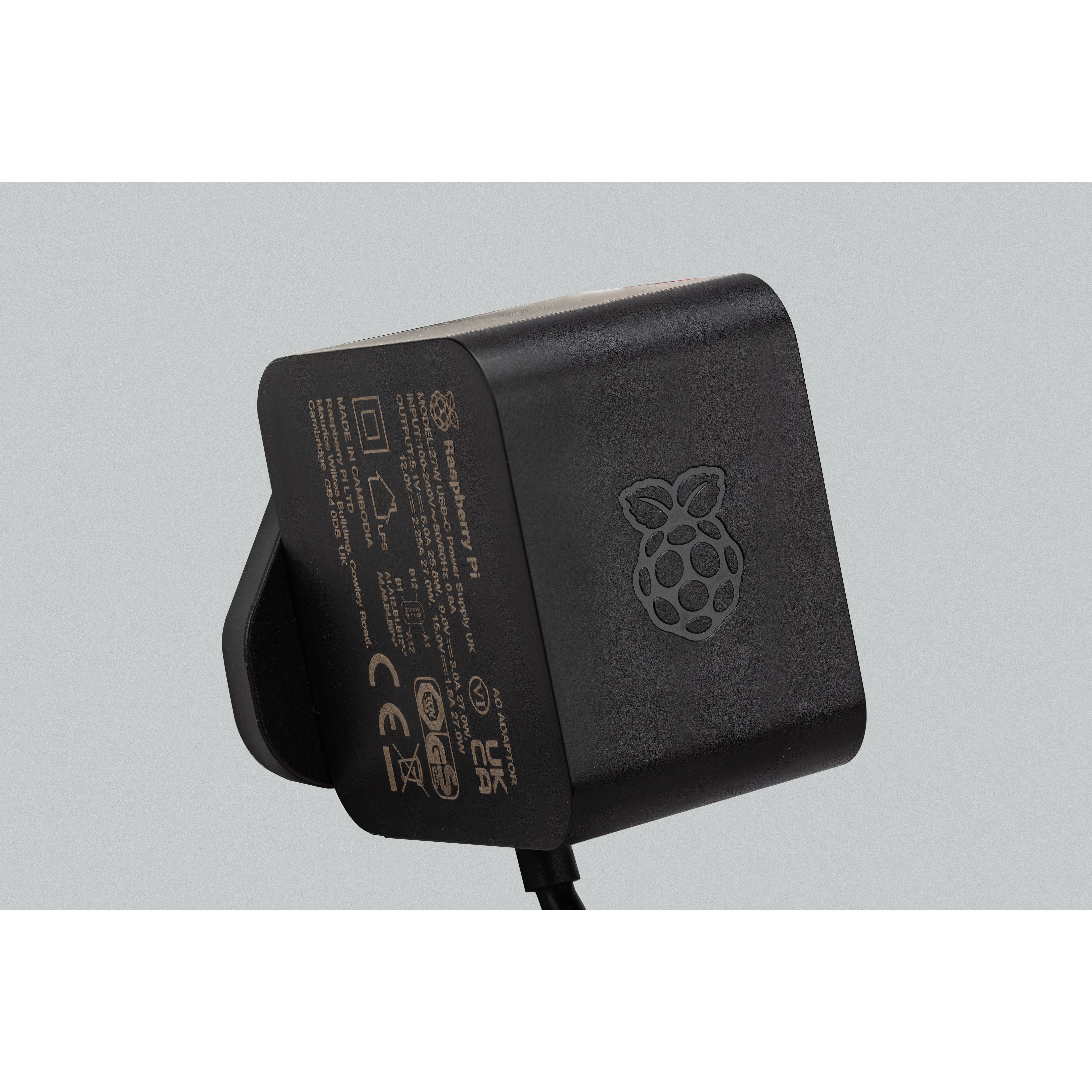 thumbnail interactive-video image 1 of Official 27W Raspberry Pi 5 Power Supply Adapter (USB-C) Price In BD 1 of 11