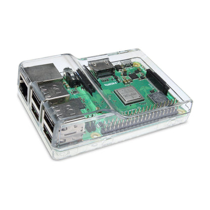 Vilros Clear Case with Dual Multi-Purpose Covers For Raspberry Pi 3/3+