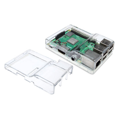 Vilros Clear Case with Dual Multi-Purpose Covers For Raspberry Pi 3/3+