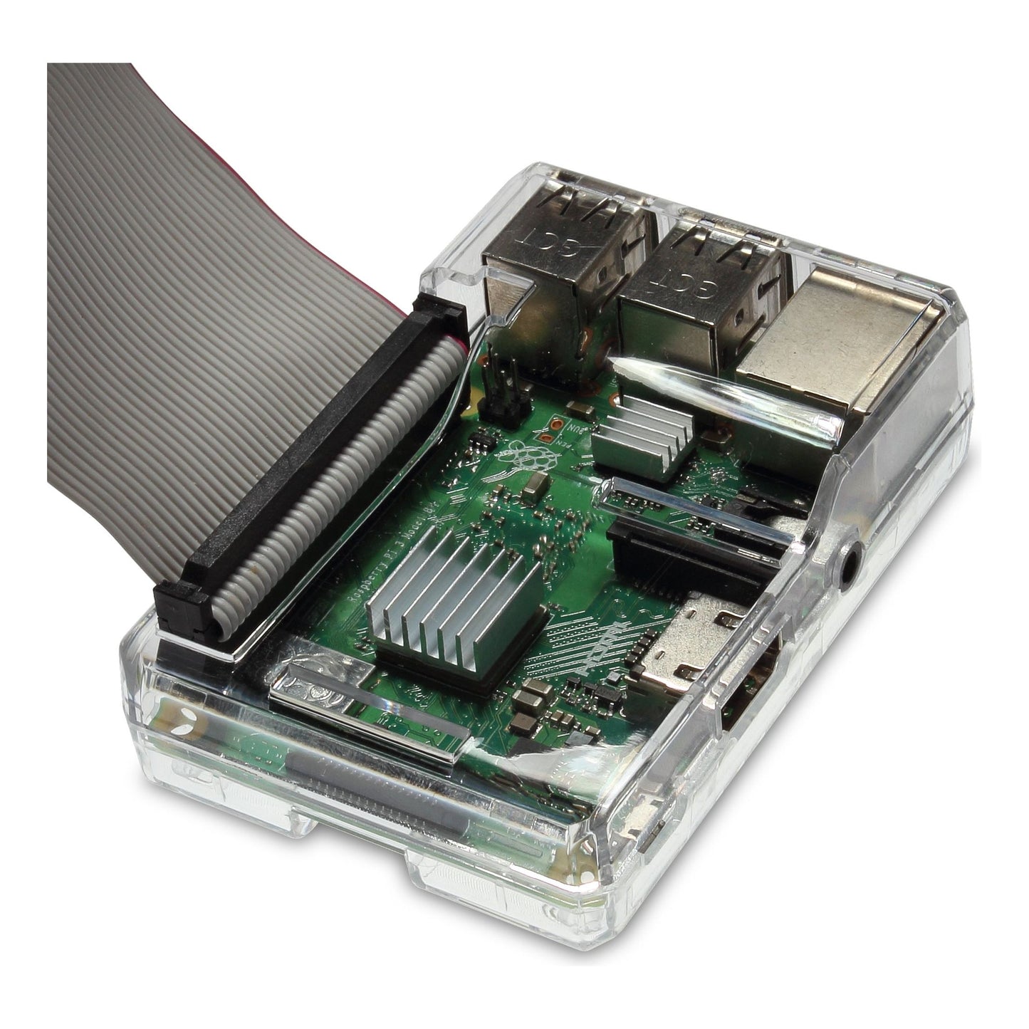 Vilros Clear Case with Dual Multi-Purpose Covers For Raspberry Pi 3/3+
