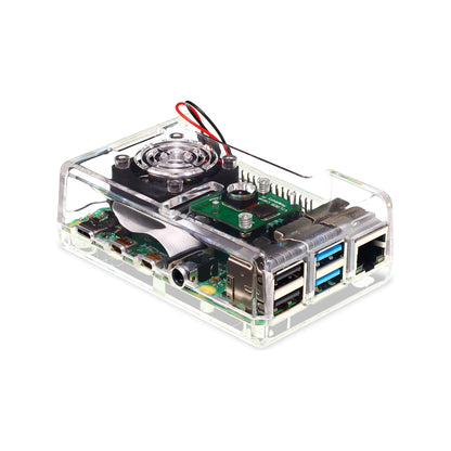 Vilros Raspberry Pi 4 Compatible Case with Built in Fan