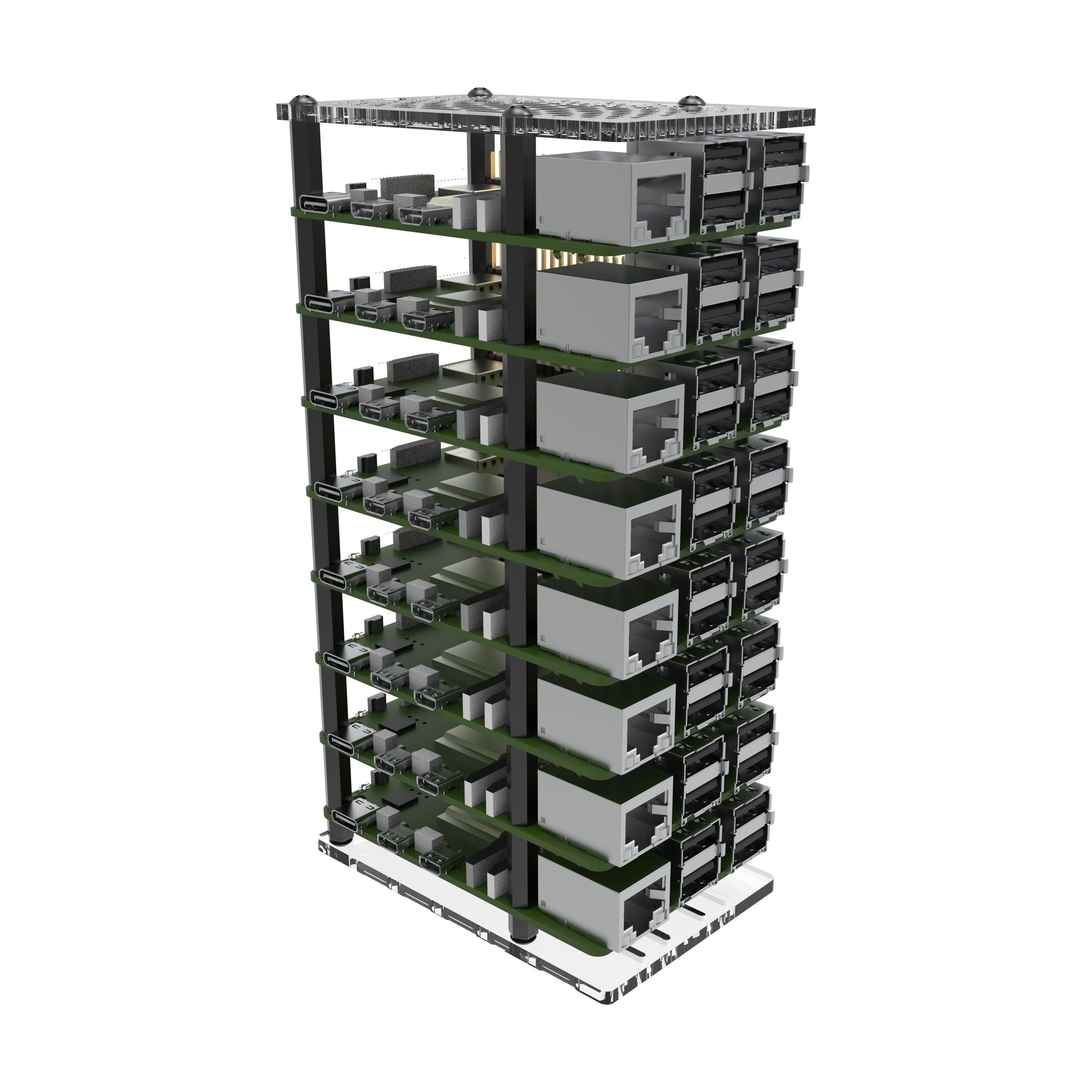 Vilros Raspberry Pi 5 Compatible Cluster Tower Stackable Case – Vilros.com