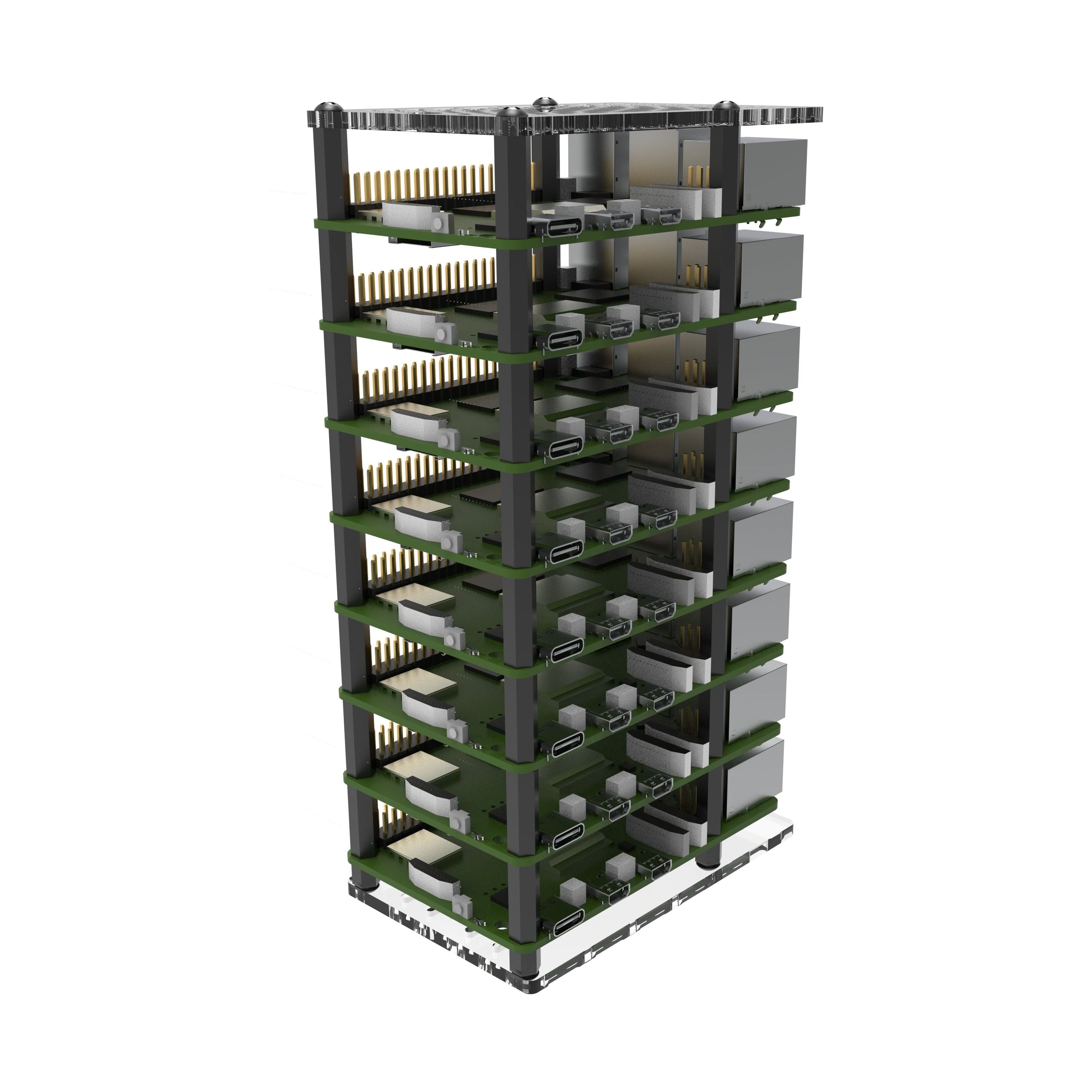 Vilros Raspberry Pi 5 Compatible Cluster Tower Stackable Case – Vilros.com