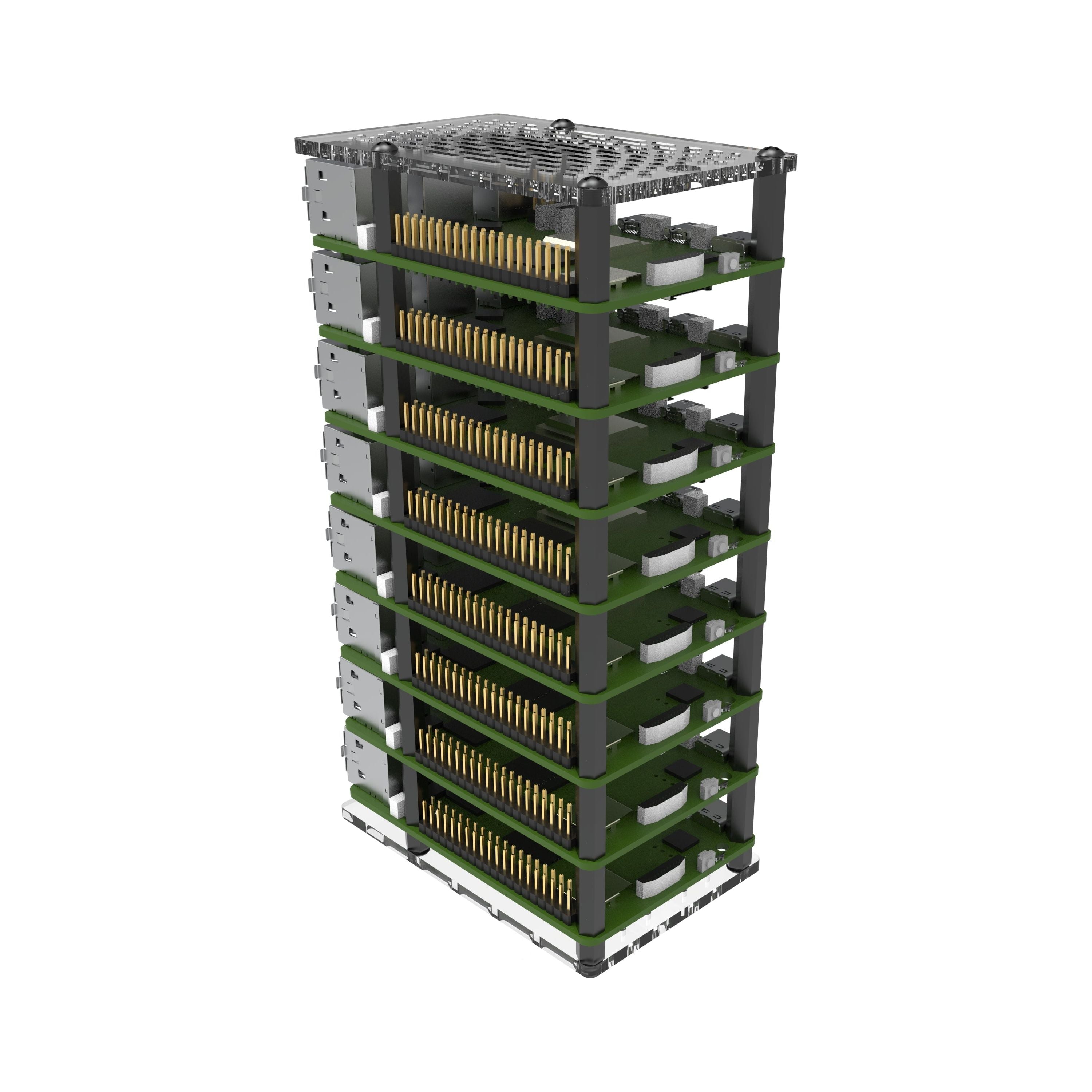 Vilros Raspberry Pi 5 Compatible Cluster Tower Stackable Case – Vilros.com