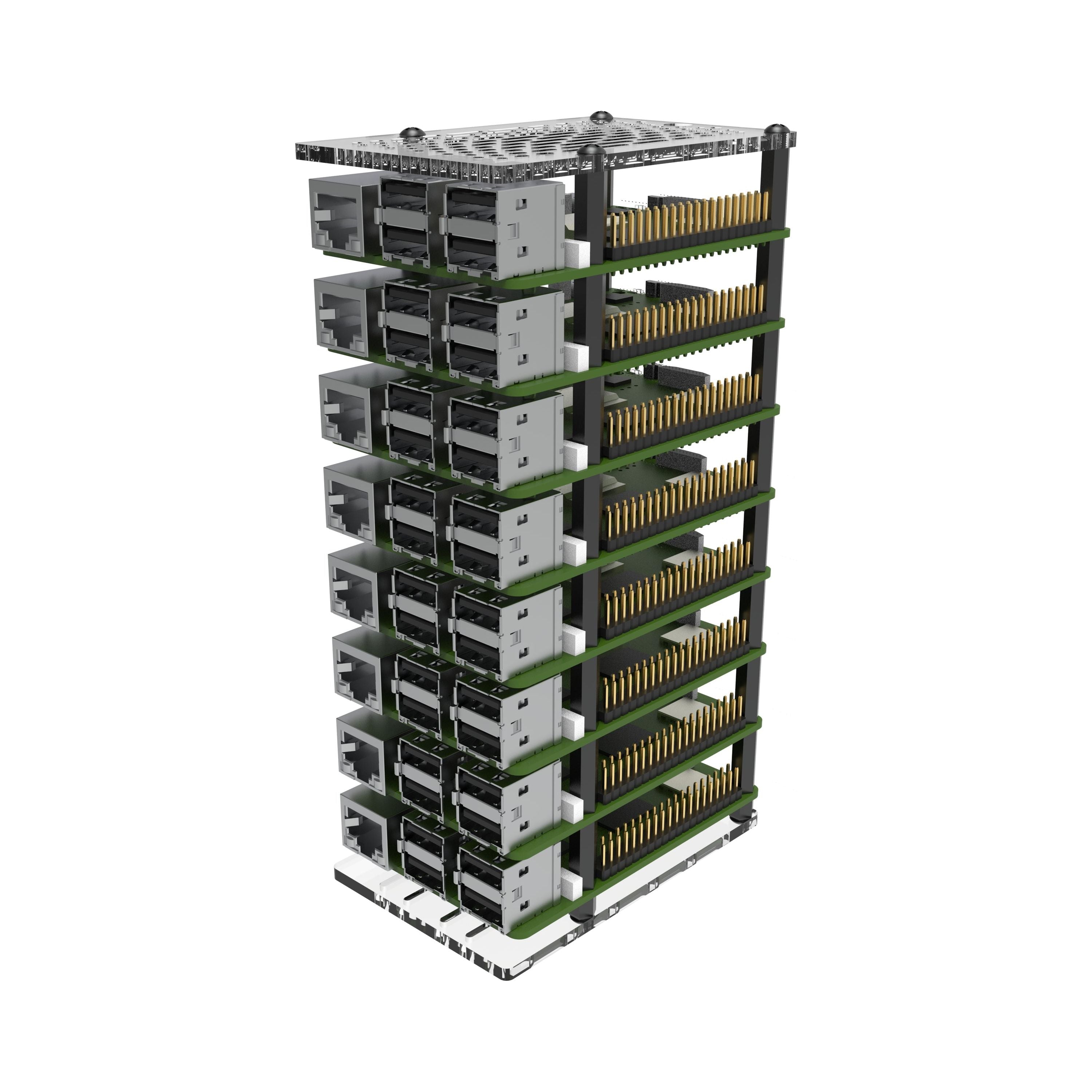 Vilros Raspberry Pi 5 Compatible Cluster Tower Stackable Case – Vilros.com