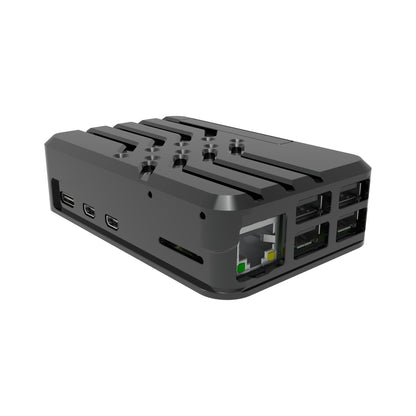 Vilros Duo Deluxe Raspberry Pi 5 Case- The Deluxe Passive and Active Cooling Case for Pi 5