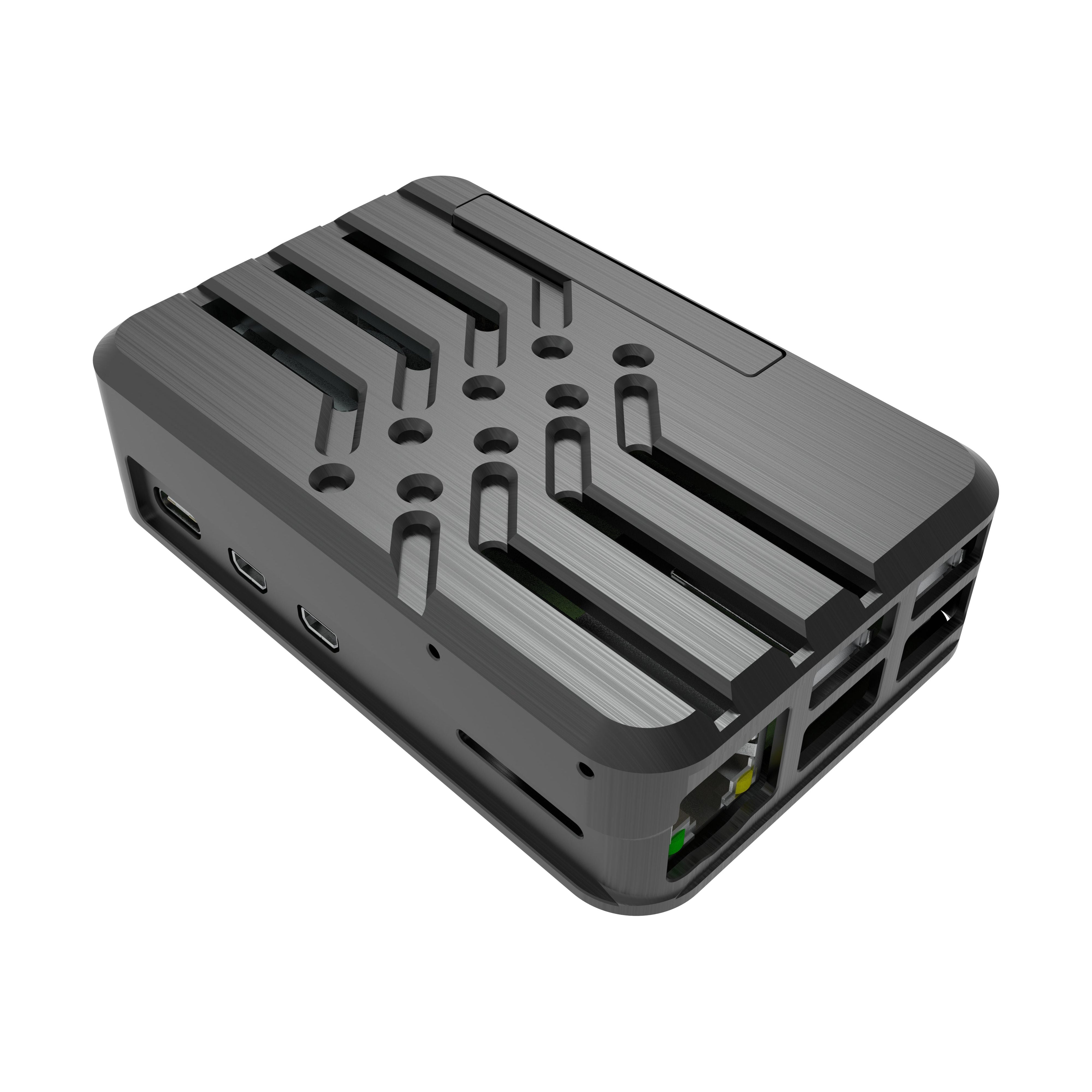 Vilros Duo Deluxe Raspberry Pi 5 Case- The Deluxe Passive and Active C ...