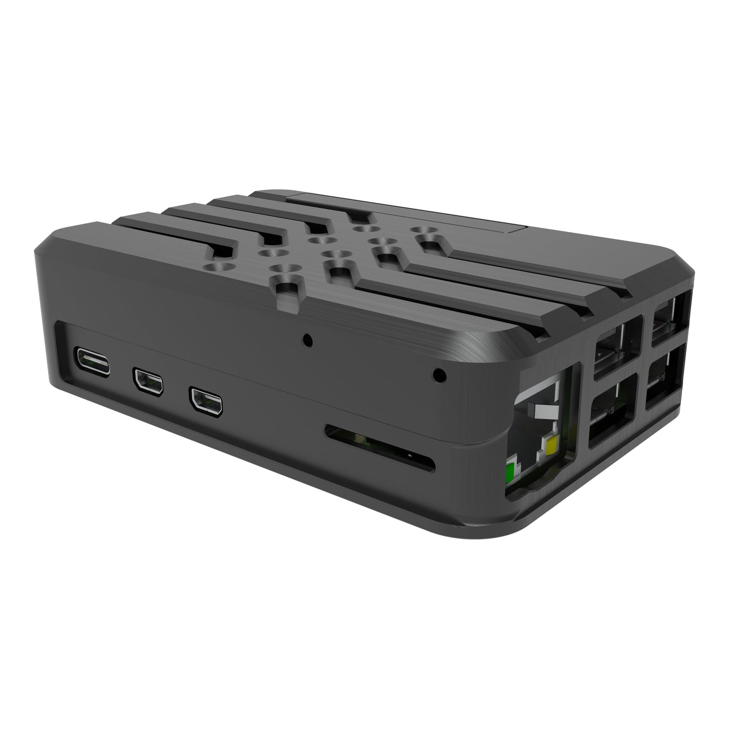 Vilros Duo Deluxe Raspberry Pi 5 Case- The Deluxe Passive and Active Cooling Case for Pi 5