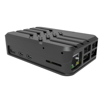 Vilros Duo Deluxe Raspberry Pi 5 Case- The Deluxe Passive and Active Cooling Case for Pi 5