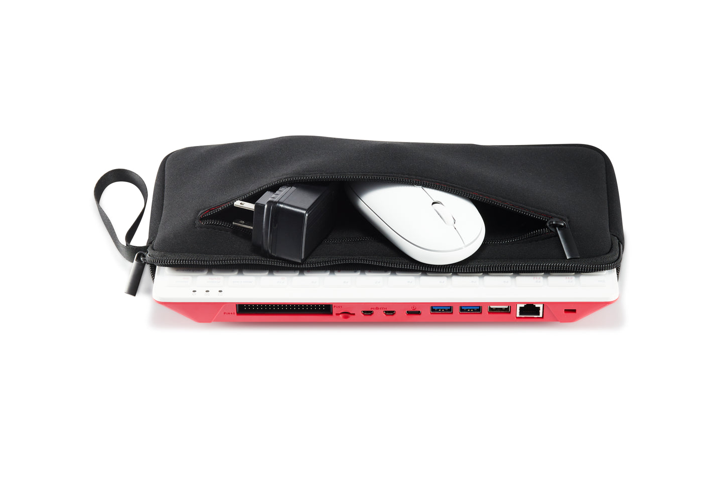 Neoprene Case/Sleeve For Raspberry Pi 400/500 With Accessory storage pocket