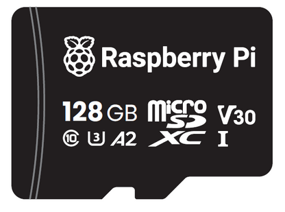Raspberry Pi A2-Class SD Card - Pre-Programmed With Raspbian Bookworm