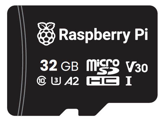 Raspberry Pi A2-Class SD Card - Pre-Programmed With Raspbian Bookworm