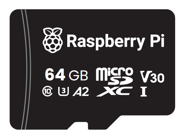 Raspberry Pi A2-Class SD Card - Pre-Programmed With Raspbian Bookworm