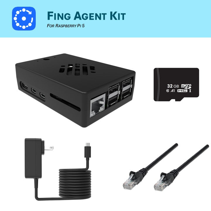 Fing Agent with Raspberry Pi Kit - By Vilros