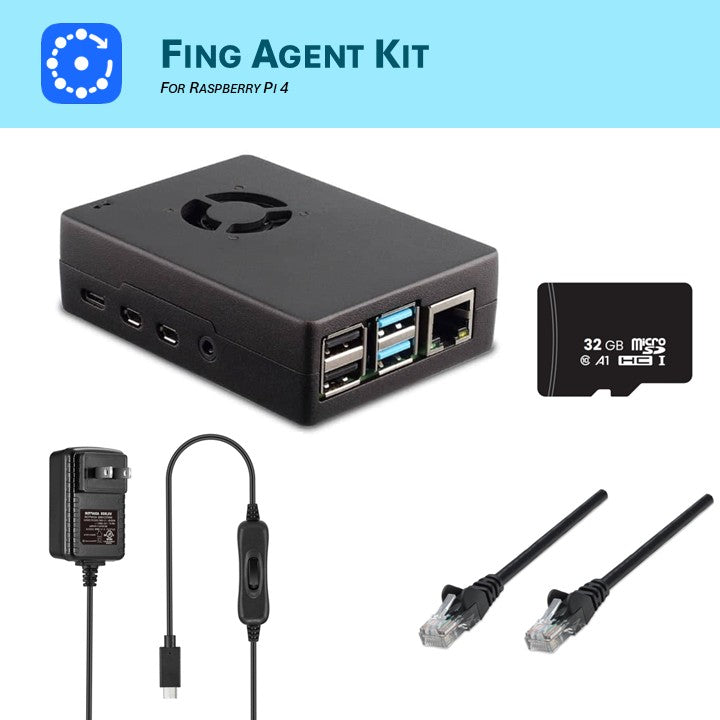 Fing Agent with Raspberry Pi Kit - By Vilros