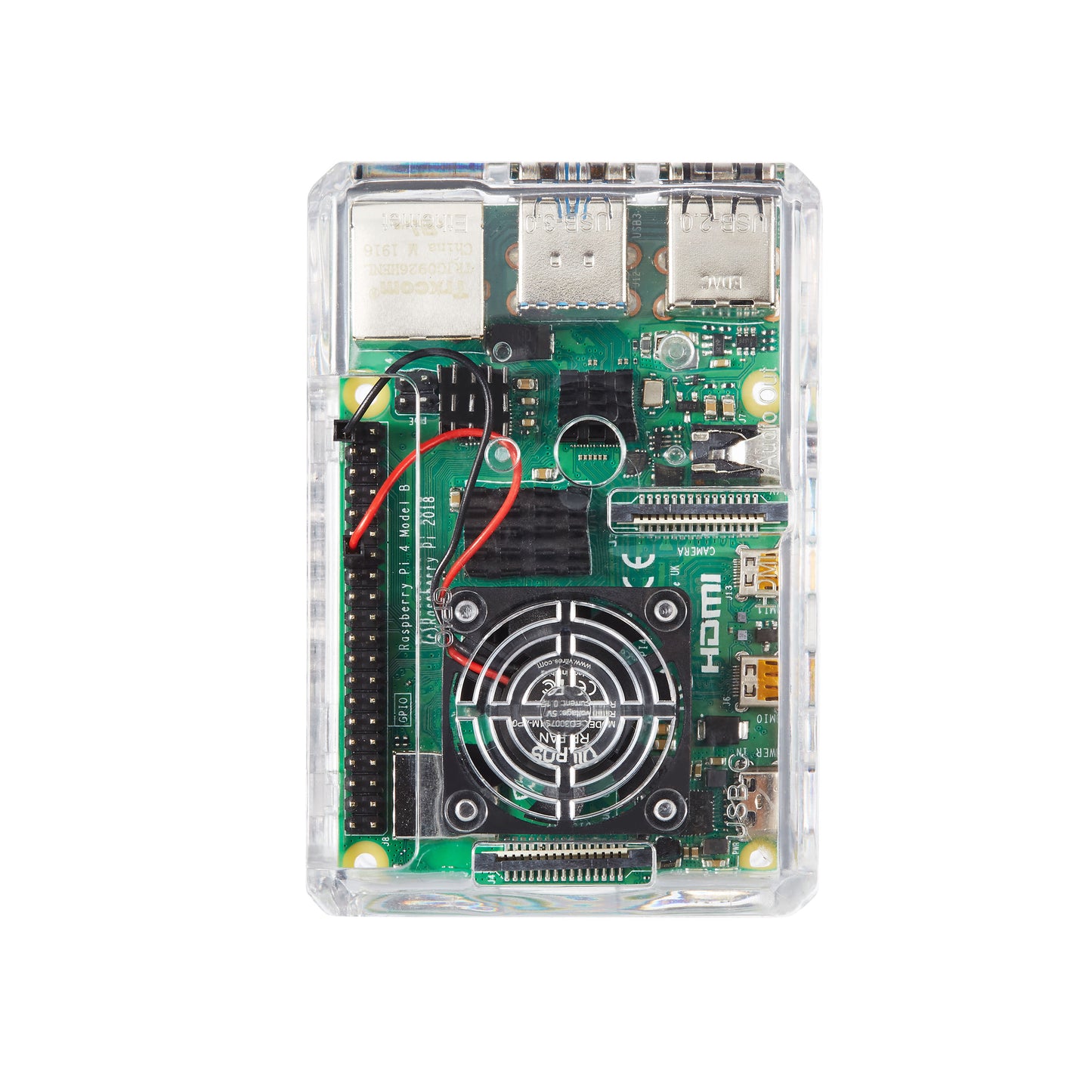 Vilros Raspberry Pi 4 Compatible Case with Built in Fan