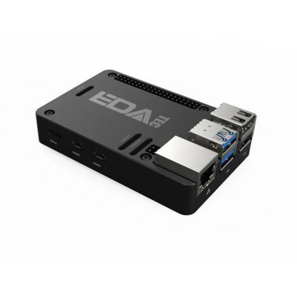 EDATEC Raspberry Pi 5 Passive Cooling Aluminum CNC Box