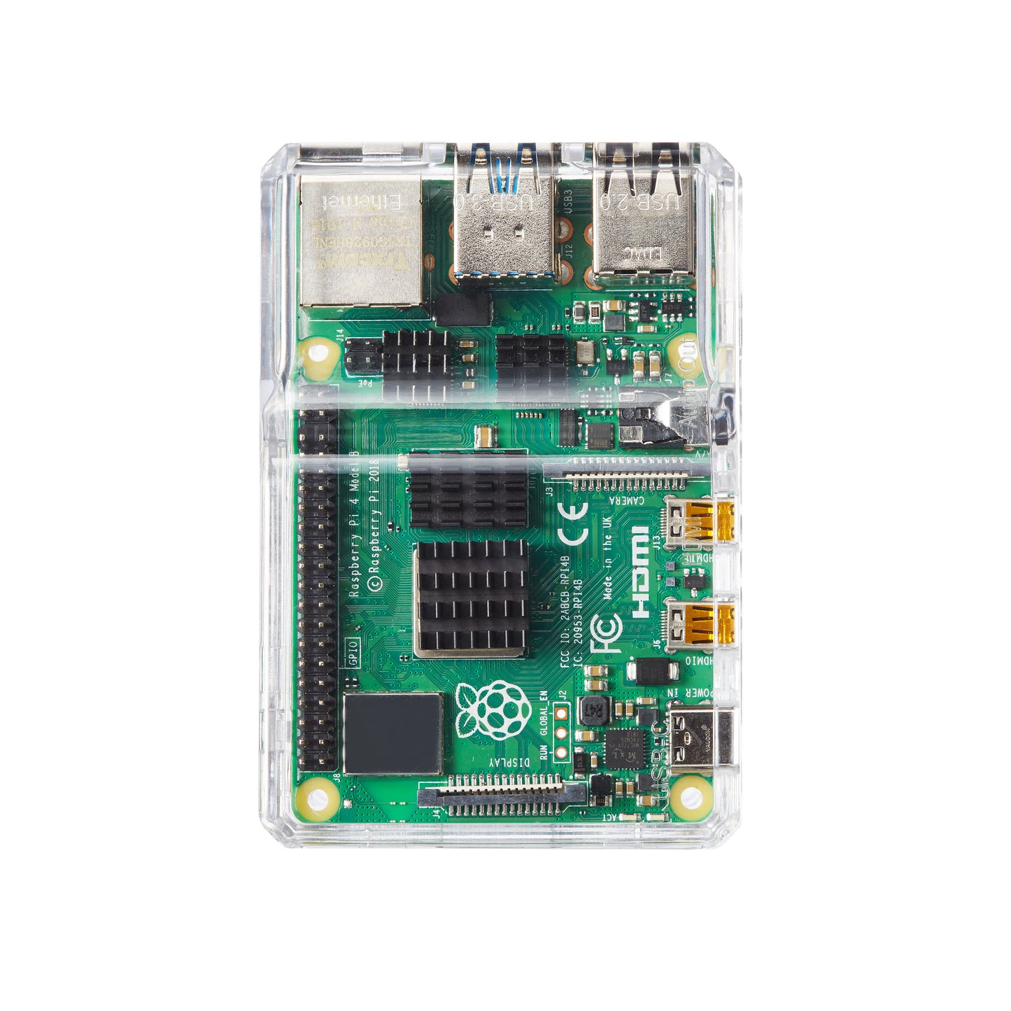 Vilros Raspberry Pi 4 Compatible Case with Two Covers