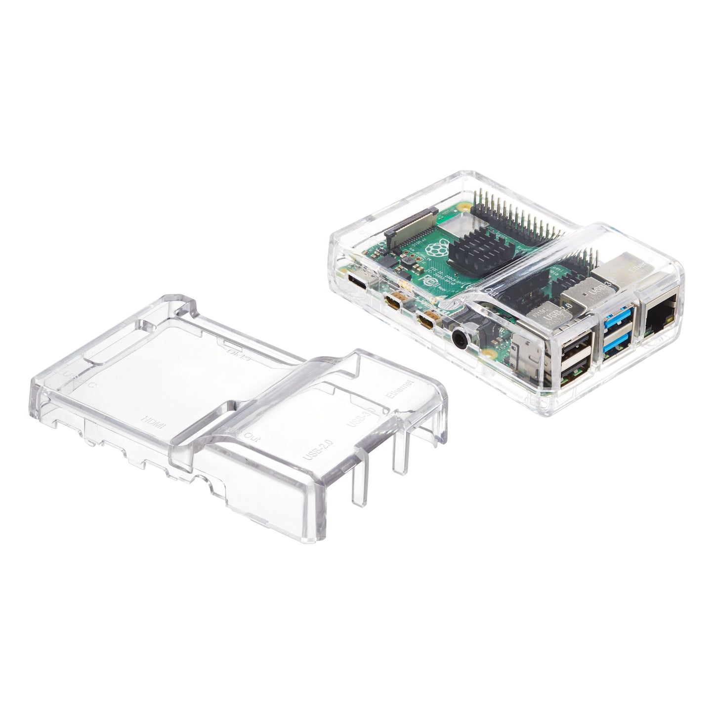 Vilros Raspberry Pi 4 Compatible Case with Two Covers
