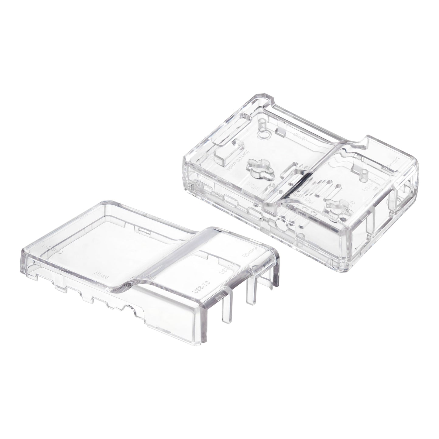 Vilros Raspberry Pi 4 Compatible Case with Two Covers