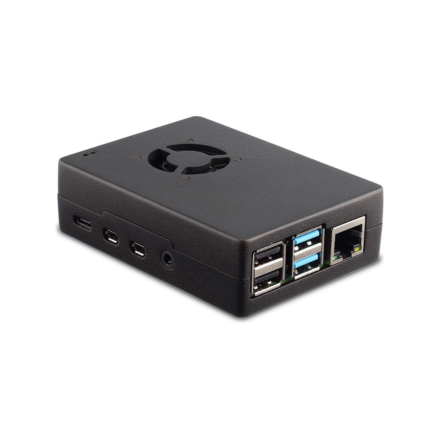 Vilros Raspberry Pi 4 Compatible Heavy-Duty Aluminum Alloy Case with Pre-installed Ready to Connect Fan