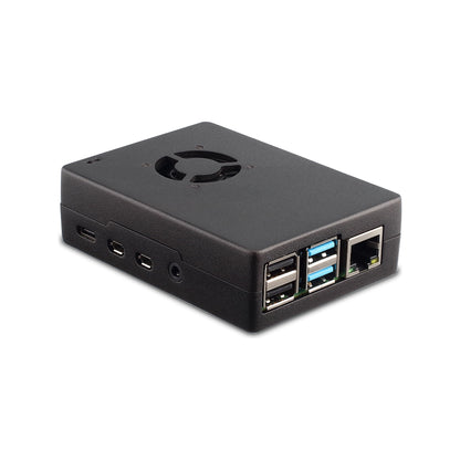 Vilros Raspberry Pi 4 Compatible Heavy-Duty Aluminum Alloy Case with Pre-installed Ready to Connect Fan
