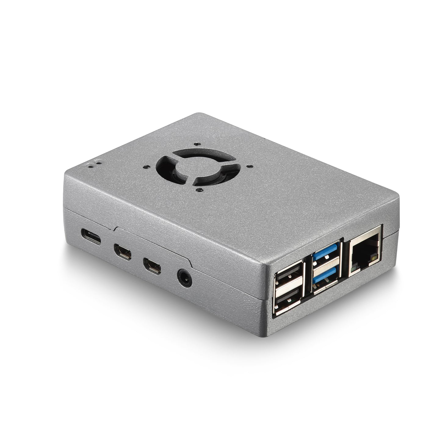 Vilros Raspberry Pi 4 Compatible Heavy-Duty Aluminum Alloy Case with Pre-installed Ready to Connect Fan
