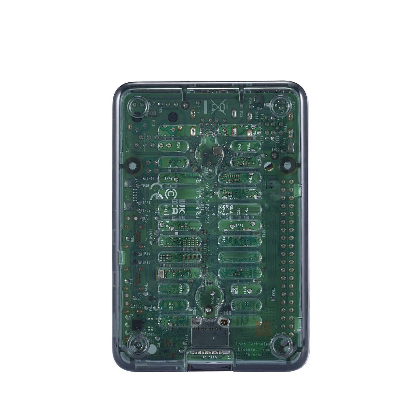Vilros GLOWCOOL Clear Transparent ABS case For Raspberry Pi 5 With LED Fan