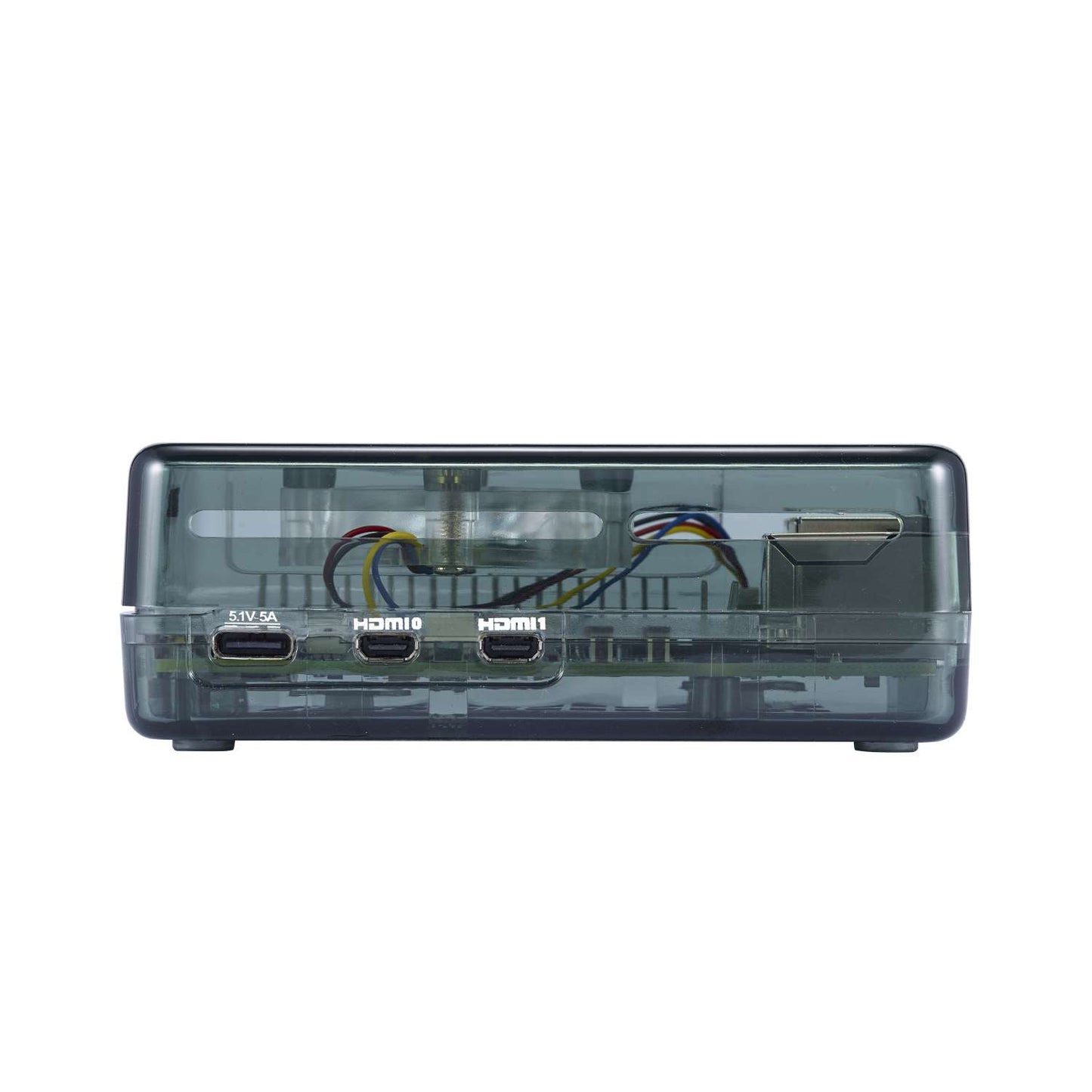 Vilros GLOWCOOL Clear Transparent ABS case For Raspberry Pi 5 With LED Fan