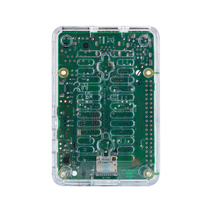 Vilros GLOWCOOL Clear Transparent ABS case For Raspberry Pi 5 With LED Fan