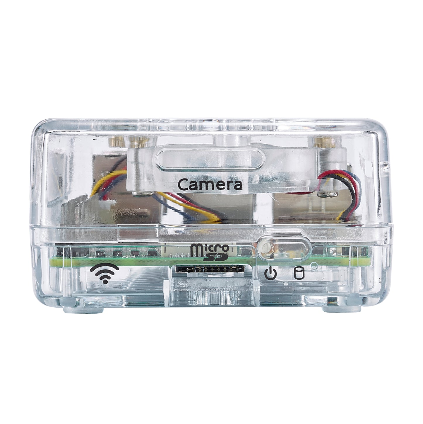 Vilros GLOWCOOL Clear Transparent ABS case For Raspberry Pi 5 With LED Fan